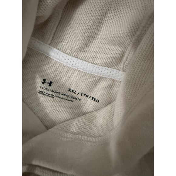 Men’s Off White Under Armour  Project, White Sweatshirt, Hoodie Size XXL - Picture 4 of 6